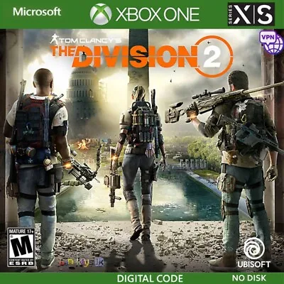 Tom Clancy's The Division 2 Xbox One X|S Key ☑Argentina Region ☑VPN WW ☑No Disk • $11.02