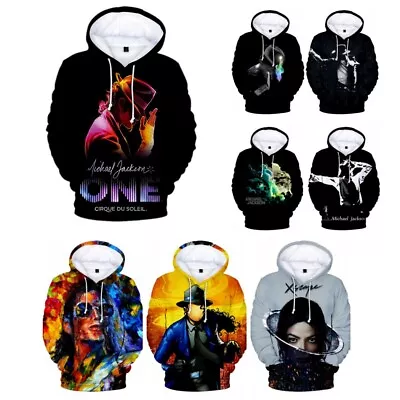 Michael Jackson 3D Print Hoodie Sweater Sweatshirt Pullover Tops • $18.99