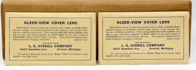 Vintage Kleer-View Glass 2 X 4.25  Welding Cover Lens • $7.95