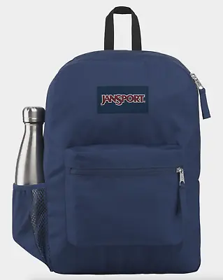 £29.99 • Buy JANSPORT Cross Town Backpack/Schoolbag Navy 26L JS0A47LW003 FREE DELIVERY