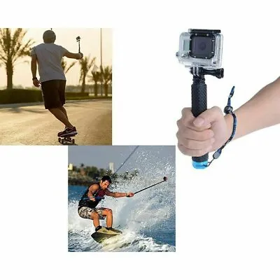 $10.48 • Buy Sports Monopod Tripod Selfie Stick Pole Handheld For Gopro Hero 6 5 4 3 +3 2 1