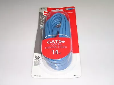 RCA CAT5e 14-foot 100MHz Network Cable - NEW In Box TPH531BR • $7.99