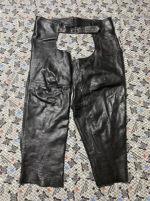 Phoenix Leather Men's Motorcycle Chaps XXL • $29.99