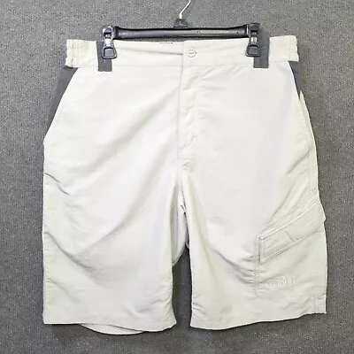 $59.97 • Buy Gill Performance Sailing Shorts Mens Large Removable Pads Beige Nylon