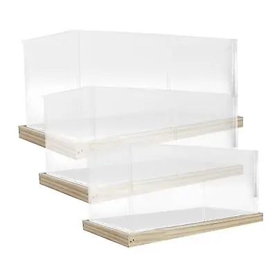 Acrylic Display Case Storage Box Protection For Collectibles Model Dolls • £18.44