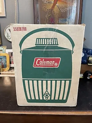 Vintage Green Coleman 2-Gallon Water Cooler Thermos Jug 1984 • $14.99