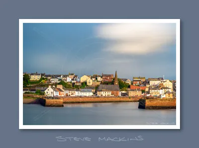 Maryport Harbour ~ Evening Sunlight ~ Long Exposure ~ Glossy A3 Photo Print • £19.99