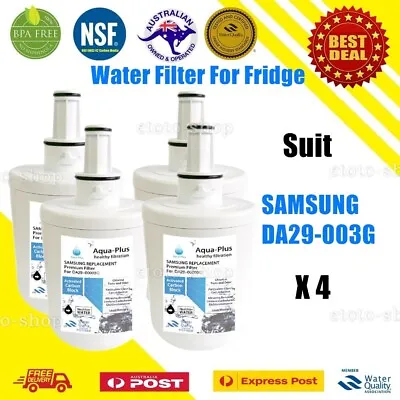 4 X SAMSUNG Premium Compatible DA29-00003G FRIDGE WATER FILTER FREESHIP • $51.85
