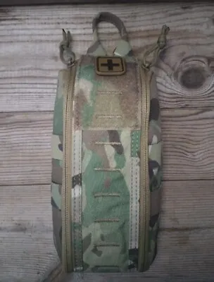 A Multicam Its Style Tall Boy Trauma Kit Medic First Aid Ifak Pouch Molle • $25.98