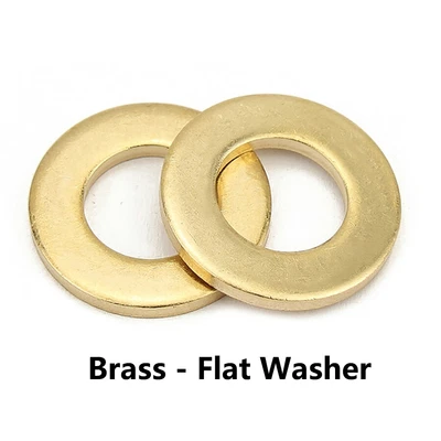 £3.46 • Buy Brass Washers Form A Thick Washer To Fit Machine Screws Din125a M2 M3 M4 M5-m24