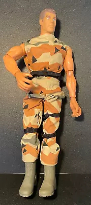 Vtg 1996 Hasbro Pawtucket Black G.I. JOE 11   Soldier Action Figure Doll • $9.99