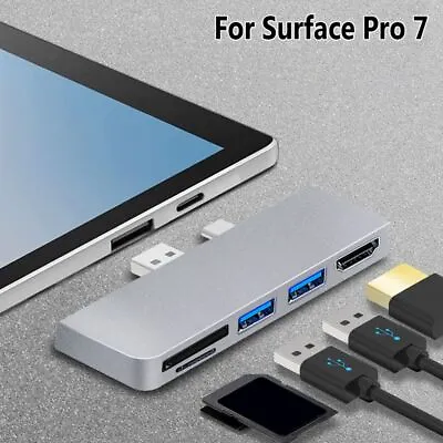 $30.72 • Buy Type-C Expander Docking Station USB 3.0 HUB For Microsoft Surface Pro 7