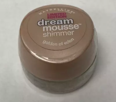 Maybelline Dream Mousse Limited Edition Shimmer Golden Of Eden 0.20 Oz • $14.37