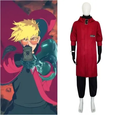 【Ready To Ship】Trigun Vash The Stampede Costume Cosplay Suit Red Ver Handmade • $70.89