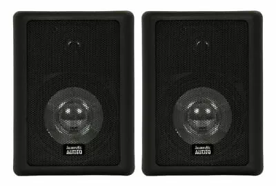 Acoustic Audio 151B Indoor Outdoor 2 Way Speakers 600 Watt Black Pair • $63.19