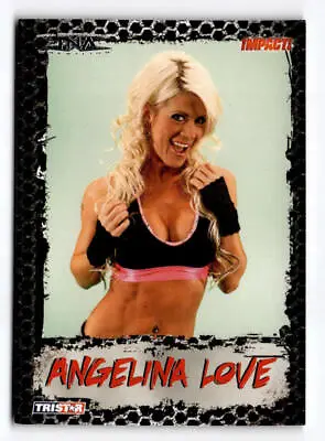 2008 TriStar TNA Impact Angelina Love RC Rookie Card 48 Pro Wrestling Card • $2.34