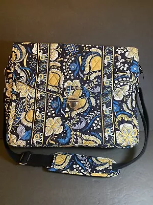 Vera Bradley Attache Brief Case Ellie Blue Elephants • $30