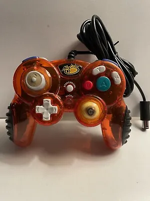 Mad Catz Nintendo GameCube Controller Clear Orange Rare Color Works Great #5626  • $20