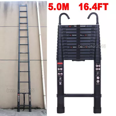 Telescopic Ladder Retractable Extension Folding Multi Purpose Ladders & Hooks • $105