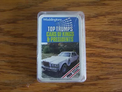 Vintage Waddingtons Top Trumps CARS OF KINGS & PRESIDENTS. [complete Pack] • £6.99