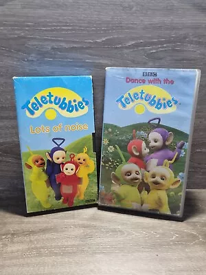 2x Teletubbies VHS Tapes - Dance With  & Lots Of Noise TV Show BBC • $14.50