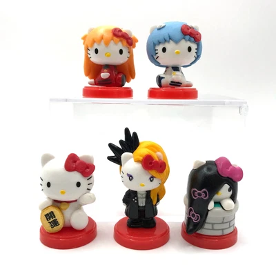 $44.50 • Buy Hello Kitty Evangerion REI ASUKA SADAKO LUCKY CAT YOSHIKI Set Choco Egg Figure