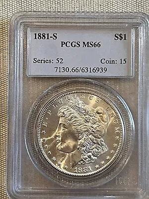 1881-S Morgan Silver Dollar MS-66 • $275