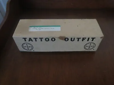 Vintage Stone Tattoo Outfit In Original Box 2 Letters Sets Numbers Set Ink • $49.99