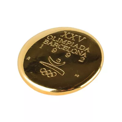 $750 • Buy Olympic Games Barcelona 1992 Summer Olympics Gilt VIP Gold Participation Medal