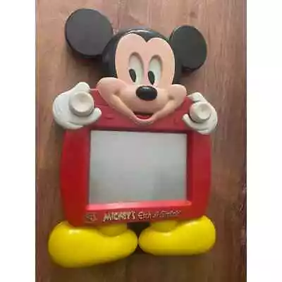 Vintage 1991 Ohio Art Disney Mickey Mouse Etch A Sketch With Moving Eyes • $9.95