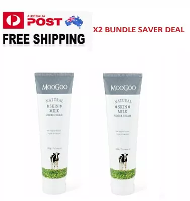 $38.95 • Buy Moogoo Skin Milk Udder Cream 200g X2 - BUNDLE SAVER DEAL