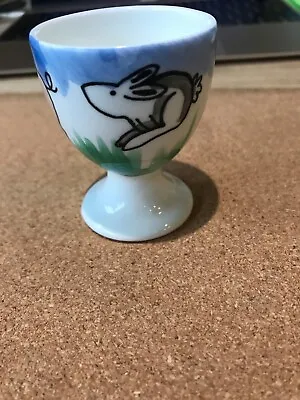 China Egg Cup With Cat Pig Rabbit • £4.99