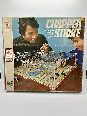 1976 Chopper Strike Milton Bradley Board Game Land Air Battle Game USA 4612 • $49.99