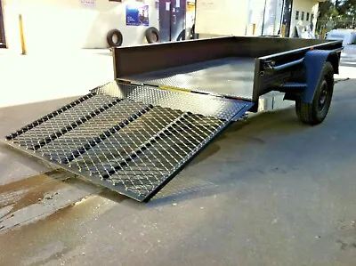 Box Trailer LED NEW 7X5FT H DUTY+ LOADING RAMP ALSO 7X4 8X4 9X5 AVAILABLE • $2650.69