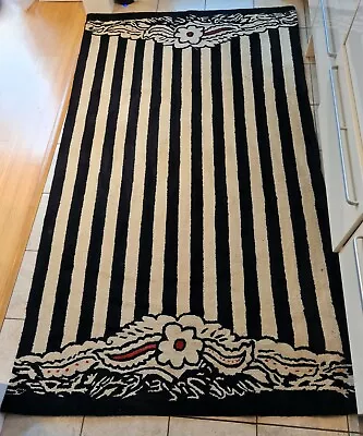 £369.99 • Buy Rare Retro CELIA BIRTWELL VIP Habitat Striped Wool Rug 250x140cm 
