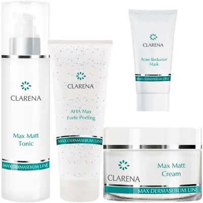 £16.49 • Buy Clarena Max Dermasebum Tonic Gel Cream Serum Mask Peeling For Mixed & Oily Skin