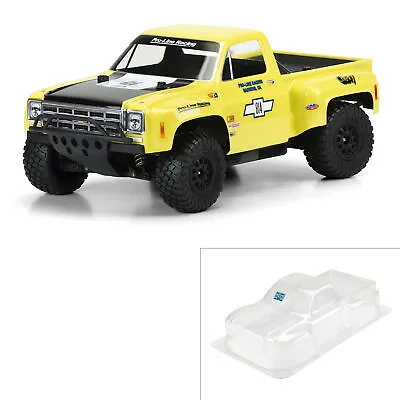$43.99 • Buy Pro-Line Racing 1978 Chevy C-10 Race Truck Clear Body  SLH 2 Wheel Drive