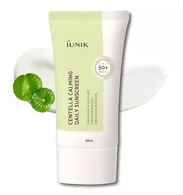 IUNIK Centella Calming Vegan Moisture SPF 50+ PA++++ No White Cast Light-Weight • $39.71