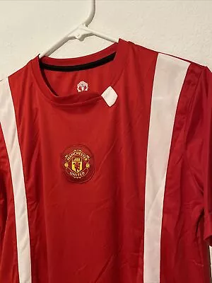 Manchester United Team Futbol Soccer Red Shirt YOUTH Size Large  • $8.99