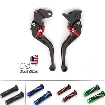 USA For Suzuki SV650 1999-2009 2008 07 2006 CNC Short Brake Clutch Lever Grips • $22.49