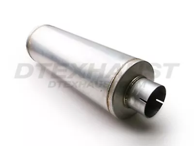 Alm-408024-30 8  Round Aluminized Diesel Muffler  4  Inlet / Outlet 30  Length • $159.99
