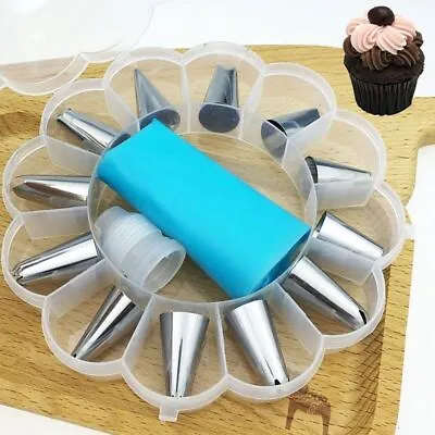 12 To 26Pcs Cake Tools Baking Supplies Stainless Steel Dessert Decoration  • £14.19