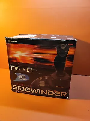 Microsoft Sidewinder Forced Feedback 2 Red Edition Joystick USB Controller ~ IOB • $195