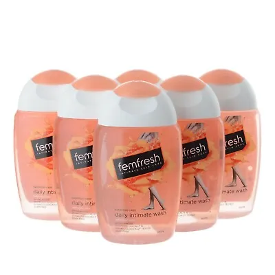 £12.99 • Buy Femfresh Intimate Skin Care Daily Intimate Wash With Aloe Vera 6 X 150ml