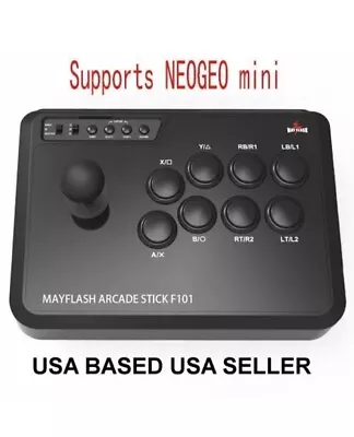 MAYFLASH Arcade Stick F101 For Nintendo Switch/PC/PS3/Android/Neogeo Mini • $49.99