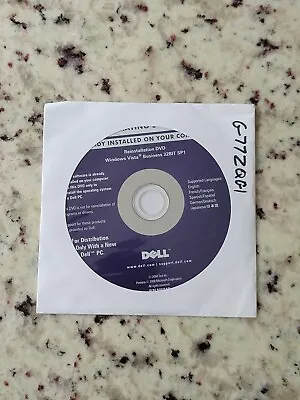 Dell Microsoft Windows Vista Business 32BIT SP1 Reinstallation DVD ☆ New ☆ • $9.98