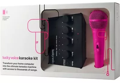 Lucky Voice 2.0 (New 2022 Version) Karaoke Machine & Microphone For Adults & Kid • £42