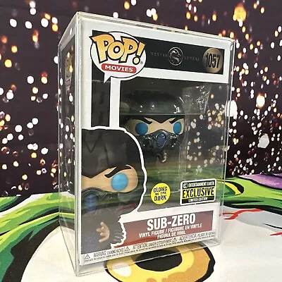 Funko Pop! Mortal Kombat: Sub-Zero 1057 GITD Vaulted Exclusive With Protector • $17.95