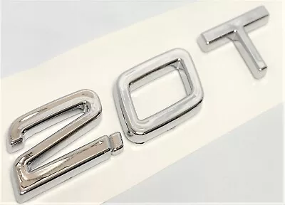 Chrome 2.0t Fit Volvo Rear Trunk Tailgate Emblem Badge Decal Nameplate Letters  • $22.99