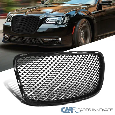 Fit 15-19 Chrysler 300/300C Black Front Mesh Style Hood Grille Grill Replacement • $138.95